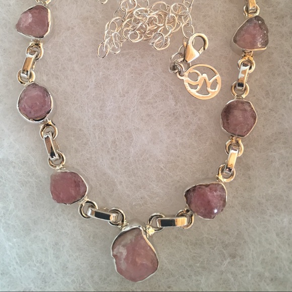 Pink Tourlamine necklace - Picture 4 of 5